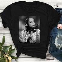Sade Adu Singer T shirt Men And Women Heavy Size S M L 234XL XXXXL gray