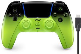 DualSense Wireless Controller Remix Green PS5 Controller Charging Cable 3m [Genuine Product] (CFI-ZCT2J14)