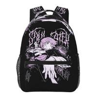 Soul Eater Japanese Anime Backpacks Boys Girls Bookbag Children School Bags Cartoon Travel Rucksack Shoulder Bag Large Capacity One Size black