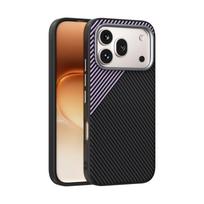 For Magsafe Phone Case For Honor 600 Pro Carbon Fiber Leather Magnetic Anti Fall Protect Cover For Honor 600 Shockproof Cover Honor 600 brown