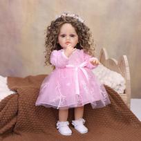 55cm Reborn Babies Doll Full Silicone Vinyl Girl Newborn Dolls Reborn Girl Gifts Early Educational Playmate KEIUMI Toy 22 inch about 55 cm white