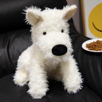 Realistiškas pliušinis Vest Highland White Terrier žaislas purus tikroviškas iškamša šuo minkštas lėlė žaislas vaikams gimtadienio dovana 20cm balta