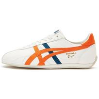Onitsuka Tiger Runspark Patogūs Retro Sintetinės Odos Amortizuojantys Neslystantys Lengvi Žemakulniai Bėgimo Bateliai Unisex sportbačiai 1183B698-100 40.5 white