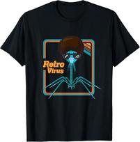 Retrovirus Microbiologist Bacteria Biology Teacher Biologist Gift Unisex T-Shirt M black