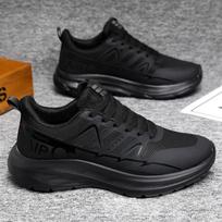 Men Respirable Sports Oes for Men Casual Running Oes Breathable Me Upper Versatile Comfortable Ventilate Soft Bot Rubber Sole 39 juoda