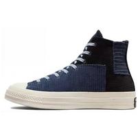 Converse Chuck 70 Chuck 70 Corduroy Comfortable High Top Espadrilles Unisex Black Blue 36 juoda