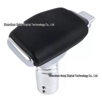 Universal Yacht-Style Car Gear Shift Knob for Automatic Transmission - Aluminum Alloy black