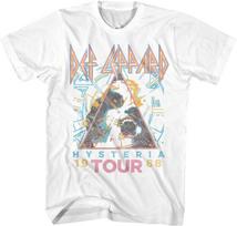 Def Leppard 1980s Heavy Hair Metal Band Rock & Roll Hysteria '88 Adult Unisex T-Shirt XXXL gray