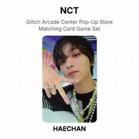 NCT Glitch Arcade Center Pop-Up Store Matching Card Game Set Official Photocard JENO 02 brown