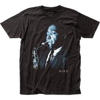 Men's Charlie Parker Bird Slim Fit T-shirt XXX-Large Black XXXL black