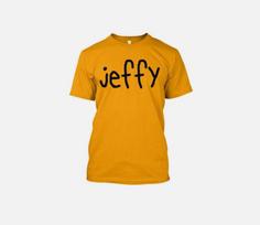 Jeffy Marškinėliai Pagaminta JAV Dydis S iki 5XL S orange