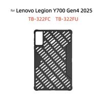 Flip Cover for Lenovo Legion Y700 Tablet Case Gen4 Gen3 Gen5 8.8 Inch Soft TPU Back Cover for Legion Tab Gen 5 4 3 Tab Cases black