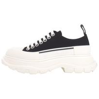 Alexander McQueen Tread Slick Low Lace Up 'Black White' FW21 Women's 611705W4MV21070 38 white