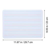 Erasable Whiteboard Four-Line Three-Grid Letter Board English Writing Board Teaching Blackboard Erasable Writing Board white