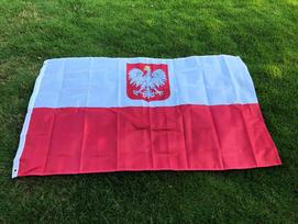SKY FLAG Nemokamas pristatymas Lenkijos vėliava 90*150cm Kabinamas poliesteris Tiuringija PL Pol Lenkijos vėliava dekoravimui 90 x 150cm