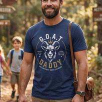 GOAT Daddy Shirt, Vintage Goat Sunglasses Tee, Father's Day Legend Protector Top XL black