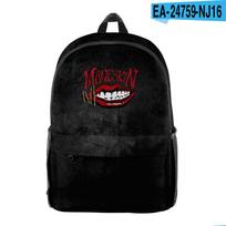 Luxury Novelty Cool Classic Maneskin pupil Bookbag Notebook Backpacks 3D Print Oxford Waterproof Boys/Girls Travel Backpacks black