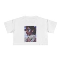 Sade Crop Tee, Women's Graphic Shirt, Music Lover Gift, Vintage Inspired Top, Retro Concert Apparel, Short Sleeve T-shirt 100 white