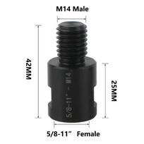M10 M14 5/8-11 Adapter Angle grinder Polisher Interface Connector Thread Converter Screw 1/4PC Connecting Rod Nuts Slotting Tool
