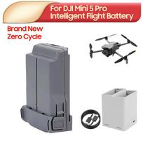 NAUJAS Pakeičiama baterija DJI Mini 5 Pro Mini5 Pro Išmanioji skrydžio baterija 3850mAh 5000mAh Drono pakeičiama baterija Dual-Channel Battery Charger