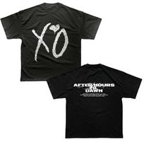 The Weeknd After Hours Til Dawn AHTD Juoda Balta XO Stadiono Tour Marškinėliai Medvilniniai Drabužiai Unisex Vyrai Moterys Marškinėliai Y2k Laisvalaikio Marškinėliai S black