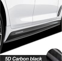 2,05M Blizgus 5D Anglies Pluošto Šoninės Slenksčio Lipdukas BMW F30 E90 gray