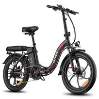 FAFREES F20 Folding Electric Bike, 250W Motor, 36V 18AH Battery juoda