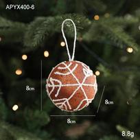 Šiaurietiško Kalėdų imbierinio žmogeliuko ir sniego namelio papuošalų rinkinys: Žvaigždė, Pakabukas, Figūrėlė eglės puošybai brown