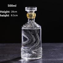500 ml stiklinis vandens butelis, didelės talpos, su dangteliu, vandeniui, gėrimams, lauko, nešiojamas, skaidrus, pieno, sulčių puodelis 500ml gray
