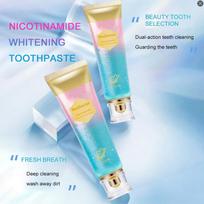 RenDoctor Niacinamide Whitening Toothpaste - 100g, Long-lasting Fresh Breath beige