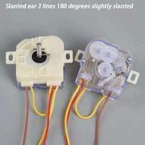 NEW 3Wire 180Degree Washing Machine Timer Washing Machine Timer Switch Wash Timer Semi-automatic Double-cylinder Washing Machine gray