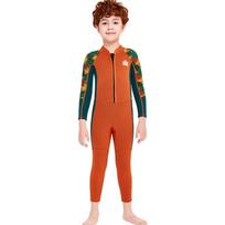 DIVESAIL Kids 2.5mm Full Wetsuit Diving Swimming Surfing Warm Thermal Neoprene Suit Boys Small red