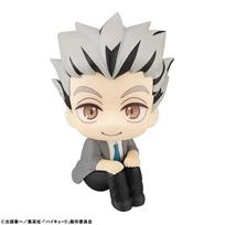 10cm Anime Haikyuu!! Veiksmo figūrėlė Kotaro Bokuto Žiūrėti į viršų Figūrėlės modelis Q versija PVC Statulėlė Kolekcija Stalo žaislas Ornamentas Dovanos white
