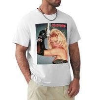 Barb Wire (Pamela Anderson) Tshirt Retro Graphic Print Tshirt 4XL brown
