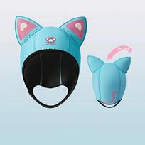 Wetsuit Hood Outdoor Diving Hat Neoprene Cat Ears Swimming Headband Fashion Diving Headband  Diving Style 4 black
