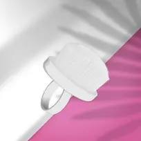 STALEKS EXPERT 03 Mini Manikiūrinis žiedinis šepetėlis dulkių šalinimui (10 vnt.)