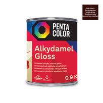 Emaliniai dažai, universalūs Pentacolor Alkydamel, blizgus, 0.9 kg, raudonai ruda sp.
