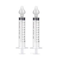 2 vnt. adatinis vamzdelis nosies aspiratorius Baby Care nosies siurbimo valiklis 10 ml kūdikių rinito nosies prausiklis Aspirador nosies de Plastico 2pcs