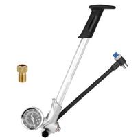 High Pressure Air Pumps 400psi Aluminum Gauges Equipped Shock Absorbers Inflator Tool Upgrades for Bike Suspension Fork black