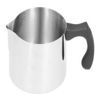 Pieno putojimo ąsotis Nerūdijančio plieno Kavos garinimo ąsotis Latte Art ąsotis kavos mėgėjams 900ml gray