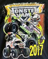 Grave Digger Monster Truck Monster Jam 2017 T Shirt Mens Large T Shirt Unisex T-Shirt XXL white