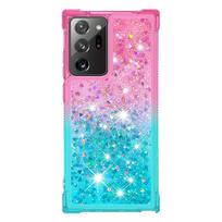 Kritulių dėklas Samsung Galaxy Note 20 Ultra Blizgučių Blyksnio Gradiento Dėklas Samsung Note20 Ultra Telefono Dangtelis Fundas Coque Galaxy Note20 Ultra pink