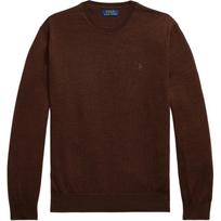 Polo Ralph Lauren Solid Loose Fit Crew Neck Knit Sweater Men tops MNPOSWE16822341-200 S black