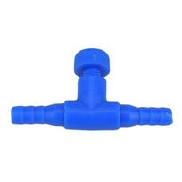 Plastic Fish for Tank Air Pump Control Valves Aquarium Hose Connector 2 Way Adjustment Control Valves Accessories mėlyna