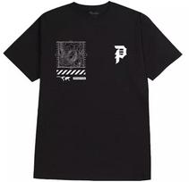 Primitive & Call of Duty, Modern Warfare Collab Mapping Dirty P Black 100% Cotton T-shirt Mens Tees Top S black