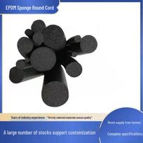 EPDM porolono gumos sandarinimo juosta elektros spintoms ir baldams (Juoda) Diameter 2mm