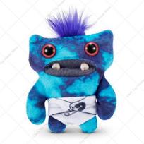 Mielas baisus monstras pliušinis žaislas su juokingais dantimis Kawaii animacinis įdarytas gyvūnas lėlė dovana vaikams
