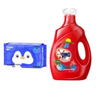 OMO Laundry Detergent 2.3kg with Penguin Wet Wipes red
