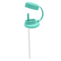 Spill Proof Beverage Can Cover with Straw Reusable Silicone Lid Easy to Clean Dust Protective Beer Can Lid
