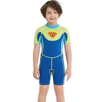 2.5mm Kids Full Wetsuit Snorkeling Surfing Swimming Warmth Protection Diving Gear Child Size S M L XL Child Small beige
